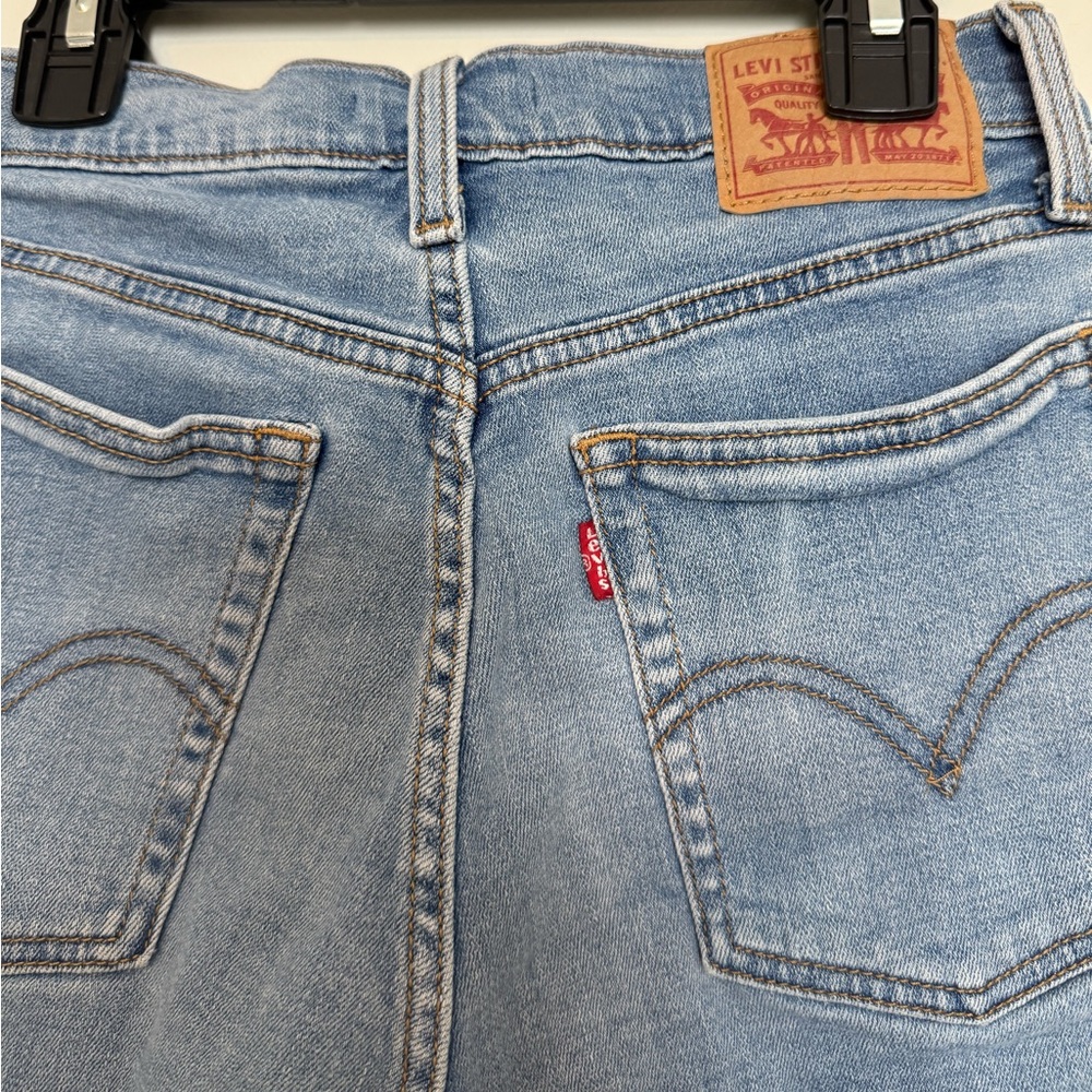Levi's Blue Jean Shorts High-Waisted size 27